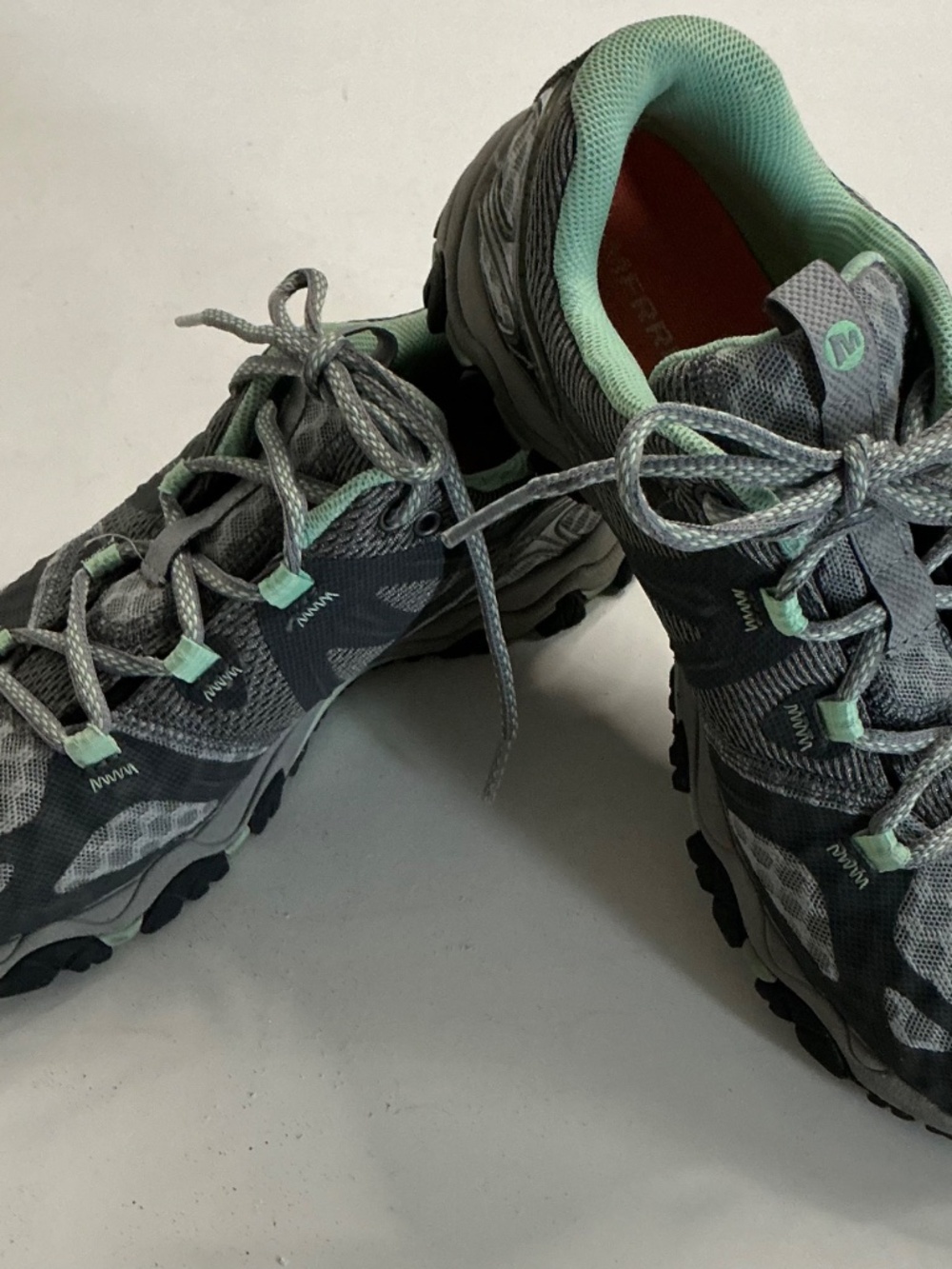 Merrell Grassbow air hiking granite and mint shoes size 7.5 - Picture 5 of 5